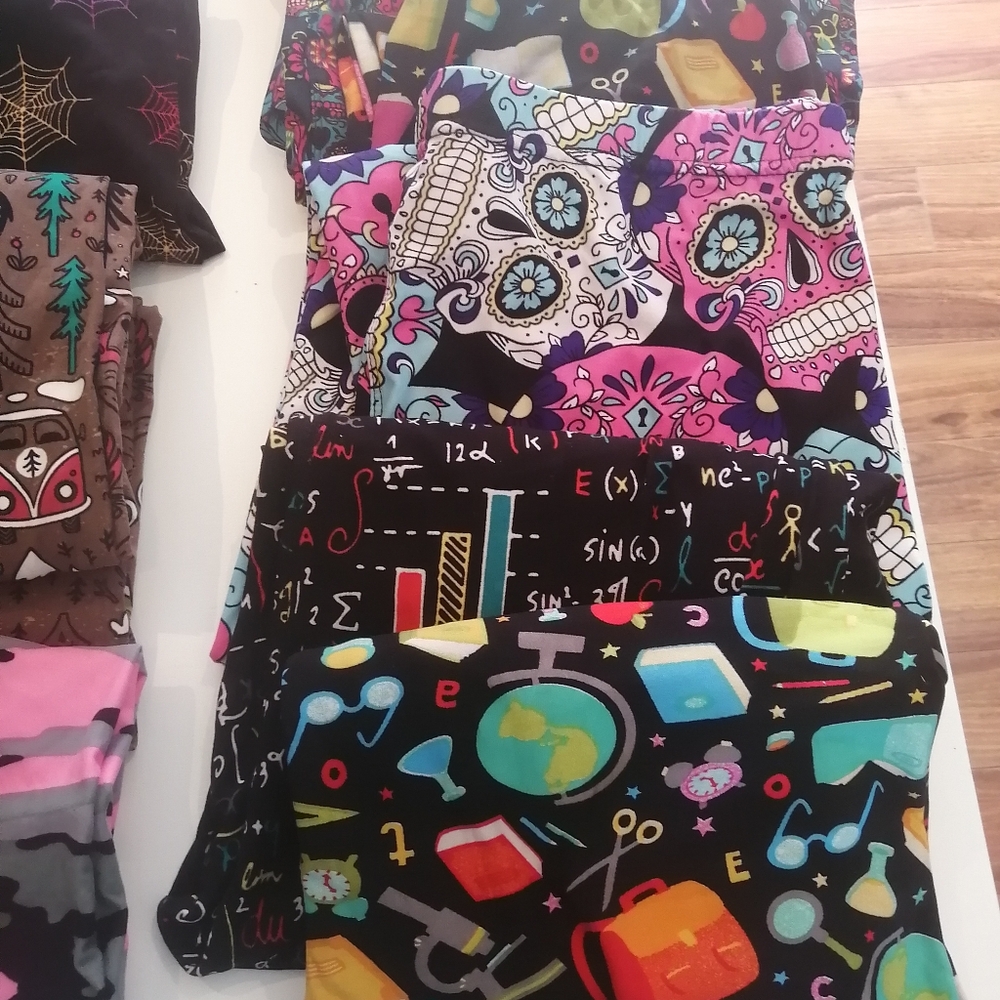 3X funky leggings